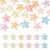 20Pcs UV Plating Transparent Acrylic Beads MACR-TA0002-79-1