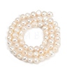 Natural Cultured Freshwater Pearl Beads Strands PEAR-P064-19G-03A-3