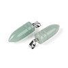 Natural Green Aventurine Pendants G-N349-16P-04-2