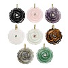Natural Mixed Gemstone Pendants GG-CBA4625-05G-1