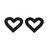 Heart Hotfix Rhinestone DIY-T004-01B-1