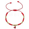 Brass Enamel Charm Bracelets SG0180-2-1