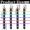 4Pcs Alloy Leather Threader AJEW-CL0005-55B-2