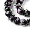 Handmade Luminous Lampwork Beads Strands LAMP-N037-01A-4