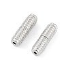 Anti-Tarnish Rhodium Plated 925 Sterling Silver Screw Clasps STER-K173-07P-3