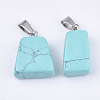 Synthetic Turquoise Pendants G-Q996-06-2