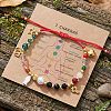 Chakra 304 Stainless Steel & Shell Charm Bracelets RE0634-2-2