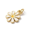 Rack Plating Brass Enamel Pendants X-KK-Z056-47G-03-2