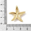 Brass ABS Plastic Pearl Pendants KK-H529-41G-3