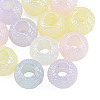 Electroplate Acrylic European Beads OACR-N010-064-1