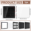 6-Hole Wood Wall-Mounted Card Storage Display Stands ODIS-WH0038-305-2