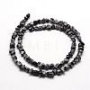 Natural Snowflake Obsidian Beads Strands G-F465-30-2