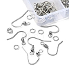 80Pcs 5 Style 304 Stainless Steel Earring Hooks STAS-YW0001-24-4