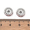 304 Stainless Steel Rhinestone Spacer Beads RB-CBA18B7-01P-15-3