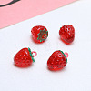 Transparent Resin Imitation Fruit Pendants INS-PW0001-02A-01-1