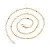 Brass Oval Link Chains Necklace for Women NJEW-P265-03G-3