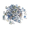 Two Tone Transparent Glass Beads X1-GLAA-NH0001-03G-1