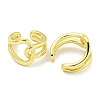 Brass Cuff Earrings EJEW-C104-019G-2