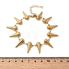 304 Stainless Steel Spike Link Chain Bracelets for Women BJEW-G778-01G-5