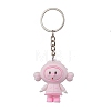 Cartoon Animals PVC Plastic Keychain KEYC-JKC00672-4