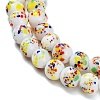 Handmade Lampwork Beads Strands LAMP-H071-01C-03-3