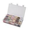 72 Cards 72 Colors 6-Ply Polyester Embroidery Floss OCOR-K006-C01-2