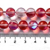 Synthetic Moonstone Beads Strands G-P528-J03-25-4