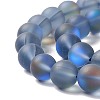 Synthetic Moonstone Beads Strands G-E573-01C-29-3
