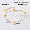 304 Stainless Steel Link Bracelets for Women RB2528-6-1