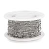 Tarnish Resistant 304 Stainless Steel Twisted Chains CHS-H007-70P-3