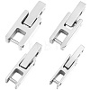 4Pcs 4 Styles 304 Stainless Steel Watch Band Clasps STAS-BBC0011-16A-1