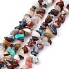 Natural & Synthetic Mixed Gemstone Beads Strands G-YW0001-47-2