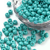 Baking Paint Glass Seed Beads SEED-Q025-3mm-L08-1