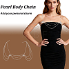 Ally Crystal Rhinestone Multi-Layered Twisted Chain Shoulder Body Chains for Women AJEW-WH0596-745-5