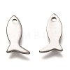304 Stainless Steel Charms X-STAS-H136-04P-2