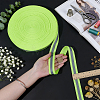 Reflective Polyester Ribbons SRIB-WH0011-476-3