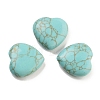 Heart  Synthetic Turquoise  Worry Stone G-C134-06A-01-1