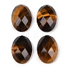 Natural Tiger Eye Cabochons G-G760-A16-1