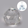 Transparent K9 Glass Pendants GLAA-WH0015-35C-1