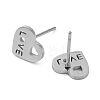 304 Stainless Steel Stud Earrings EJEW-M242-02J-P-2