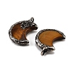 Natural Tiger Eye Pendants G-H359-05AS-03-3