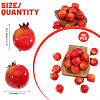 Plastic Simulation Pomegranate AJEW-WH0270-049-2