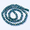 Electroplate Glass Beads Strands EGLA-A034-P10mm-B10-2