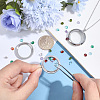 2Pcs Stainless Steel Locket Pendants STAS-BBC0010-31C-3
