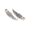 Tibetan Style Alloy Wing Pendants X-TIBEP-3344-AS-NR-3