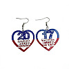 Independence Day Acrylic Dangle Earrings WGD2E98-02-1