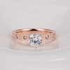 201 Stainless Steel Rhinestone Finger Rings for Women FS-WGA8964-04-3