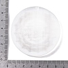 Flat Round Natural Selenite Slice Coasters DJEW-C015-02G-02-3