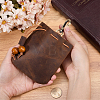 Leather Mini Pouch Keychain AJEW-WH20007-13A-3