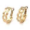 304 Stainless Steel Hoop Earrings EJEW-K278-06C-G-1